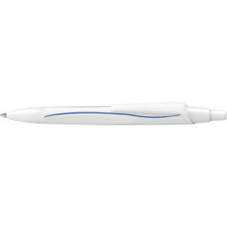 Penna a sfera a scatto RECO - fusto bianco inchiostro blu Schneider tratto M P131850