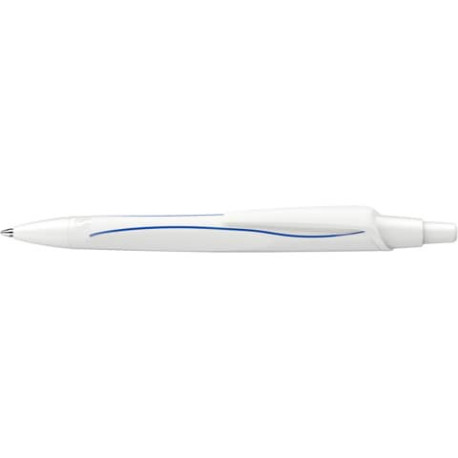 Penna a sfera a scatto RECO - fusto bianco inchiostro blu Schneider tratto M P131850