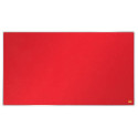 Pannello in feltro Nobo Widescreen Impression Pro 32" 710x400 mm rosso 1915419