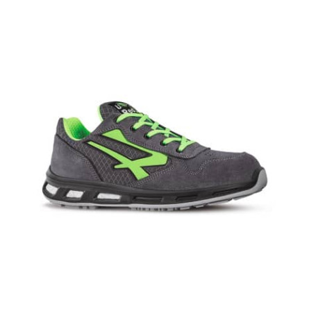 Scarpe antinfortunistiche basse Point S1P U-Power nylon grigio-verde n° 42 - RL20036 POINT S1P 42