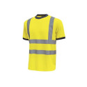 EC - T-Shirt alta visibilità Glitter U-Power cotone-poliestere giallo fluo - Taglia L - HL197YF GLIT