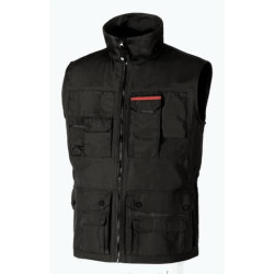 Gilet multitasche da lavoro First U-Power nero carbone - Taglia XL SY004BC FIRST XL