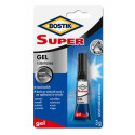 Adesivo invisibile Bostik Super Gel istantaneo - tubetto 3 gr D2740