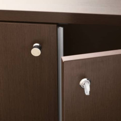 Serratura per ante legno medie abbinate in mobili alti LineKit Flat - per moduli larghezza 90 cm - a