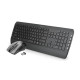 Set tastiera e mouse wireless TECLA-2 Trust nero 23477