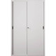 Armadio in metallo a porte scorrevoli 612 - 120x45x200 cm Tecnical 2 grigio