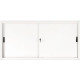 Sopralzo per armadio in metallo a porte scorrevoli Tecnical 2 612S 120x45x85 cm bianco