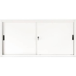 Sopralzo per armadio in metallo a porte scorrevoli Tecnical 2 612S 120x45x85 cm bianco