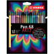 Pennarelli Stabilo Pen 68 arty - tratto 1 mm - colori assortiti - Conf. 18 pezzi - 6818-1-20