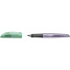 Penna stilografica Stabilo Flow Cosmetic - 0,5 mm - inchiostro blu - fusto salvia/lavanda - 5072/6-4