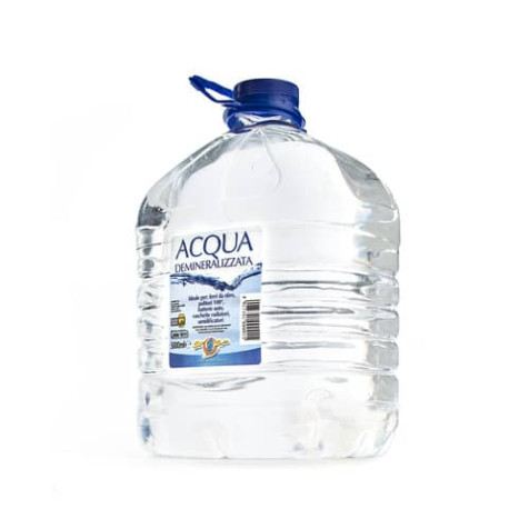 Acqua demineralizzata Solbat 5 lt  05-0282