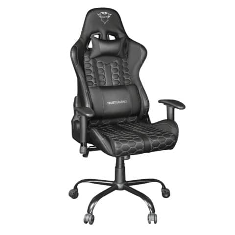 Poltrona da gaming Trust Resto Chair GXT708 - nero 24436 - Lineacontabile