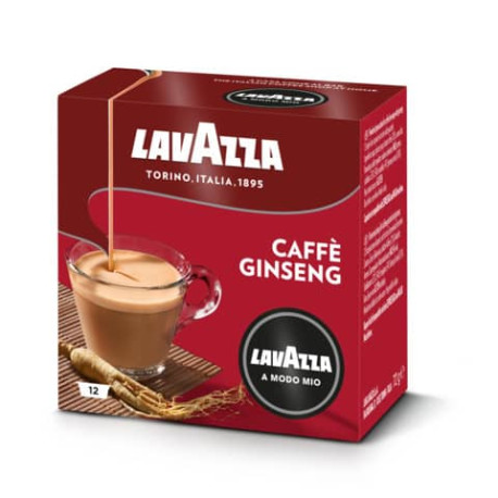 Caffè in cialde Lavazza Astuccio 12 capsule A Modo Mio Caffè Ginseng 8812