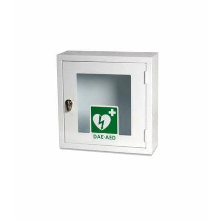 Teca per defibrillatore VISIO - bianco PVS con allarme DEF040A