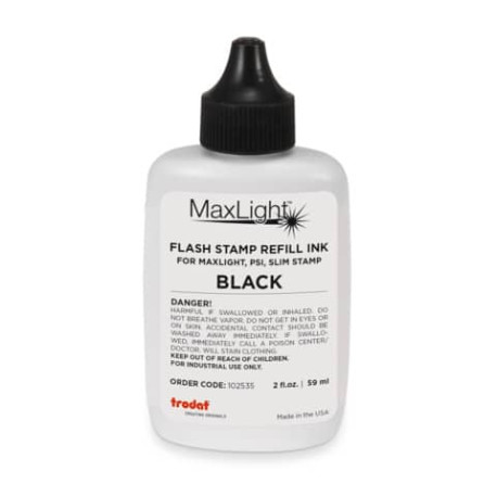 Inchiostro per timbri Trodat MaxLight REFILL 59 ml - nero - 102535