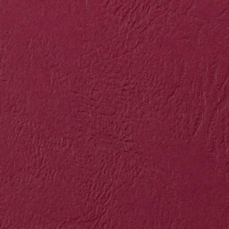 Copertine per rilegatura GBC Leathergrain in cartoncino goffrato A4 rosso scuro - conf. 100 pezzi - 