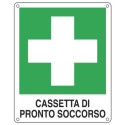 Cartello d'emergenza 25x31 cm Cartelli Segnalatori "Cassetta pronto soccorso" E20114X