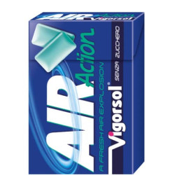 Chewing Gum Vigorsol Air Action Blu. Astuccio. Perfetti 29 gr 9602300