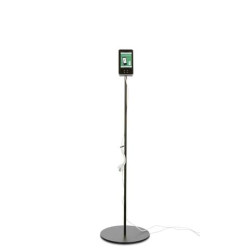 Lettore Green Pass automatico professionale Gocciasana Tutela-Ti - con piantana - schermo 5"