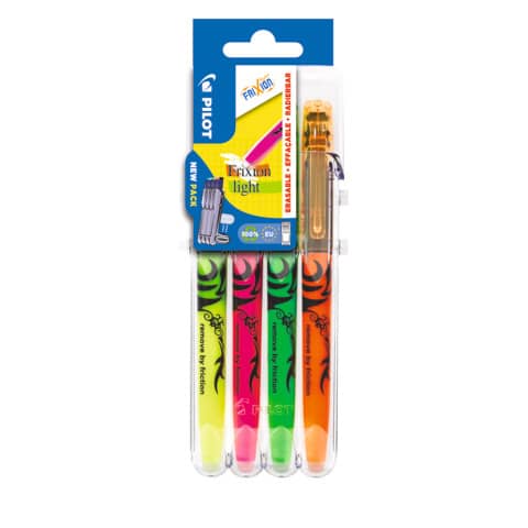 Evidenziatore a penna cancellabile Pilot Frixion Light - tratto 3,3 mm -  arancio -009133 - Lineacontabile