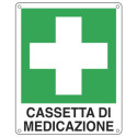 Cartello d'emergenza 16x21 cm Cartelli Segnalatori "Cassetta di medicazione" E20113W