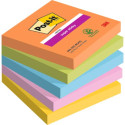 Foglietti Post-it® Super Sticky Boost - conf. 5 blocchetti da 90 ff Post-it® 76x76 mm - 654-5SS-BOOS