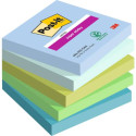 Foglietti Post-it® Super Sticky Oasis - conf. 5 blocchetti da 90 ff Post-it® 76x76 mm - 654-5SS-OAS