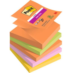 Ricariche di foglietti Post-it® Super Sticky Z-Notes Boost - conf. 5 blocchetti da 90 ff Post-it® 76