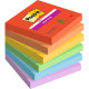 Foglietti Post-it® Super Sticky Playful conf. 6 blocchetti da 90 ff - 76x76 mm - 654-6SS-PLAY