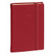 Agenda giornaliera 2023 Quo Vadis Daily 17 Prestige Silk 12x17 cm rosso 37601623MQ