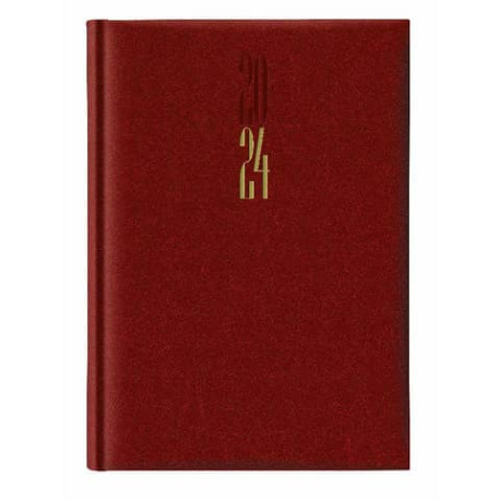 Agenda 2023 Giornaliera 14,5x20,5 cm S/D Madrid rosso inglese 0640SPEC-RI