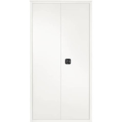 Armadio multiuso a porte battenti Tecnical 2 BA-90-PIANI - 4 ripiani 90x41x181,5 cm bianco