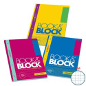 Blocco 40 ff A4 collato lato lungo - forati e rinforzati - 80 gr/mq Blasetti Blocco Book & Block  qu