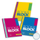 Blocco 40 ff A4 collato lato lungo - forati e rinforzati - 80 gr/mq Blasetti Blocco Book & Block qua