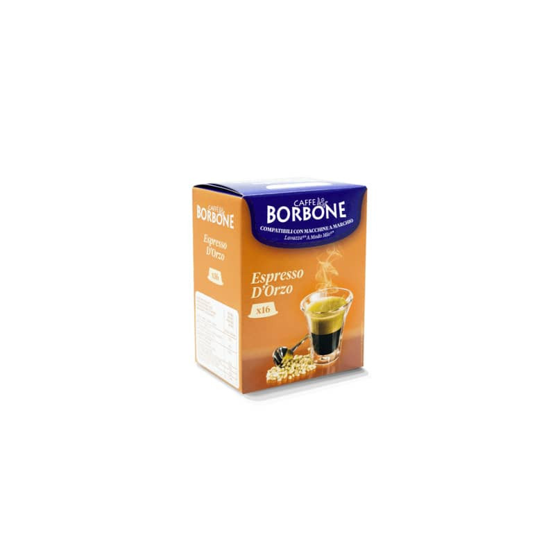 Capsule di Orzo solubile compatibili Caffe Borbone Lavazza A Modo mio  AMORZO6X16 - Lineacontabile