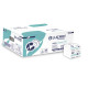 Carta igienica interfogliata 2 veli Aquastream 210 -  conf. 40 pacchetti Lucart Professional 210 fog