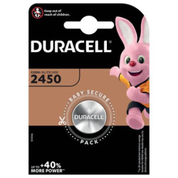 Batterie specialistiche 2450 a bottone al litio da 3V Duracell blister da 1 pila - DU31