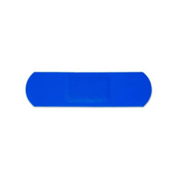 Cerotto blu detectable Plastosan 2x7 cm conf. 100 pezzi CER029