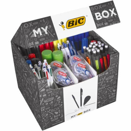 My BIC Box - conf. 124 prodotti di cancelleria e scrittura BIC assortiti 933953