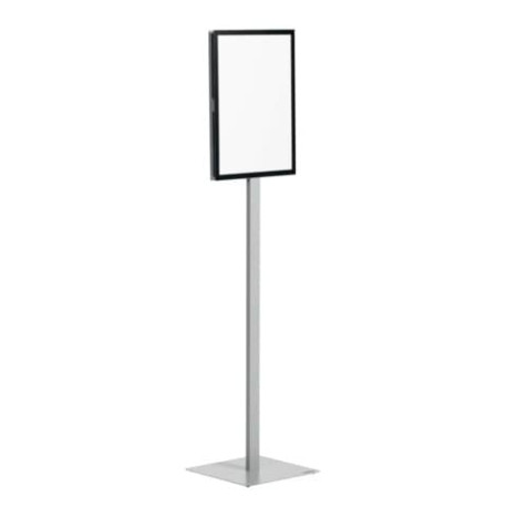 Espositore da pavimento INFO STAND BASIC antracite Durable A3 5013-57