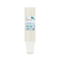 Bicchieri in fibre vegetali ecoCanny bio-compostabili bianco 200 cc conf. 50 pz - ECO‐C200CA