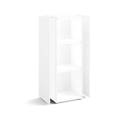 Coppia di fianchi finitori per contenitore medio 41,6xH.128,5 cm LineKit bianco - C4060XBI