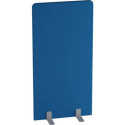 Pannello acustico con rivestimento in similpelle ignifuga 80x160 cm Motris blu PANAC80160C28