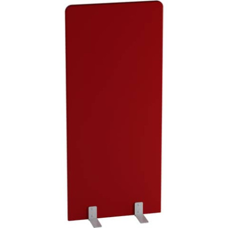 Pannello acustico con rivestimento in similpelle ignifuga 80x180 cm Motris rosso - PANAC80180C26