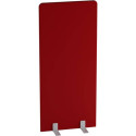 Pannello acustico con rivestimento in similpelle ignifuga 80x180 cm Motris rosso - PANAC80180C26