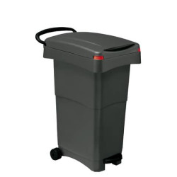 Contenitore portarifiuti Nello 80 lt PP Mobil Plastic grigio antracite 151-GRN