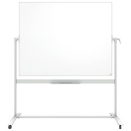 Lavagna bianca magnetica su ruote Nobo Classic 150x120 cm - laccata 1901031